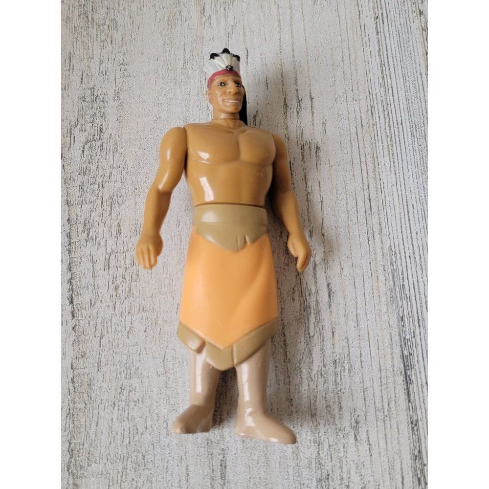 Burger King Pocahontas Chief dad toy figure‎